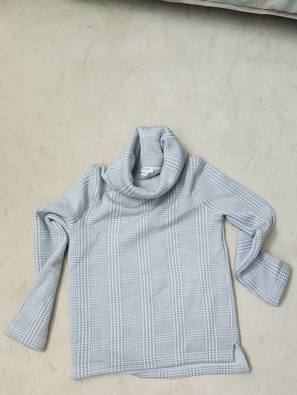J. Crew Light Blue Heathered Knit Sweater
